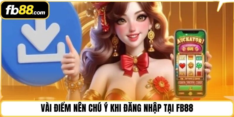 Vài điểm nên chú ý khi đăng nhập tại FB88